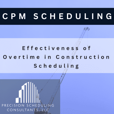 Effectiveness of Overtime in Construction Scheduling
